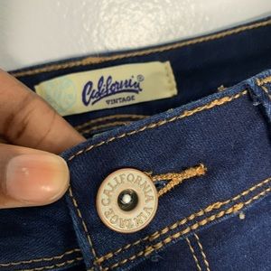 Stretch Skinny Jeans - Dark Wash